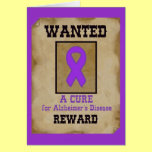 Wanted: A Cure for Alzheimer's cards