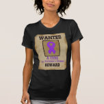 Wanted: A Cure for Alzheimer's t-shirts