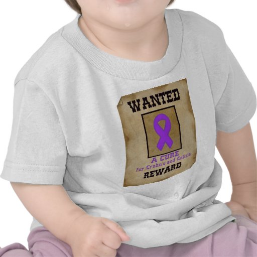 Wanted: A Cure for Crohn's & Colitis Tees