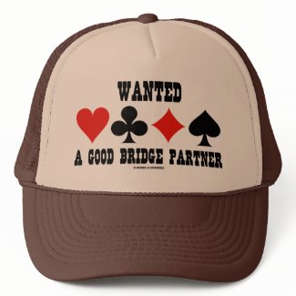 Wanted A Good Bridge Partner (Bridge Attitude) hat