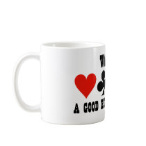 Wanted A Good Bridge Partner (Bridge Attitude) Coffee Mugs