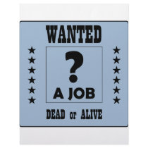 Wanted... a Job ! letterhead