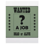 Wanted... a Job ! Letterhead Template
