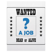 Wanted... a Job ! letterhead