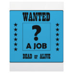 Wanted... a Job ! Letterhead Template
