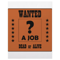 Wanted... a Job ! letterhead