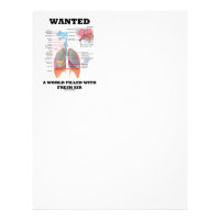 Wanted A World Filled With Fresh Air (Respiratory) Letterhead