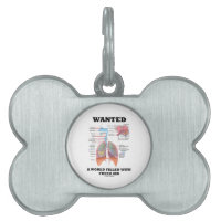 Wanted A World Filled With Fresh Air (Respiratory) Pet Tags
