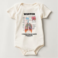 Wanted A World Filled With Fresh Air (Respiratory) Rompers