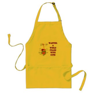 Wanted A World Filled With Guts (Digestive System) apron