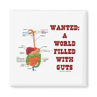 Wanted A World Filled With Guts (Digestive System) magnet