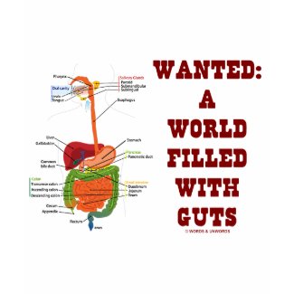 Wanted A World Filled With Guts (Digestive System) shirt