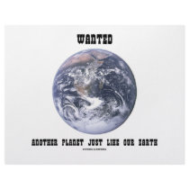 Wanted Another Planet Just Like Our Earth Personalized Letterhead