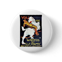 Wanted By Us Army Pins