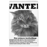 Wanted Cat Calendar