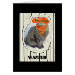 Wanted Cat Card