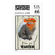 Wanted Cat postage by dndartstudio Wanted Cat postage