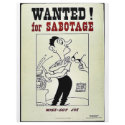 Wanted For Sabotage flyers