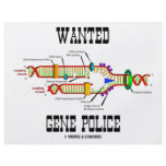 Wanted Gene Police (DNA Replication Humor) flyers
