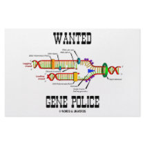 Wanted Gene Police (DNA Replication Humor) stationery
