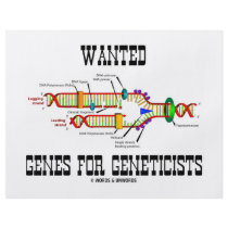 Wanted Genes For Geneticists (DNA Replication) flyers by wordsunwords Wanted Genes For Geneticists (DNA Replication) flyers