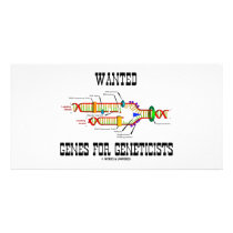 Wanted Genes For Geneticists (DNA Replication) Photo Card