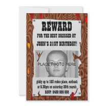 wanted invitation