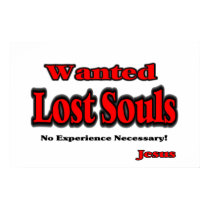 Wanted Lost Souls Print-White by Revelations Wanted Lost Souls Print-White