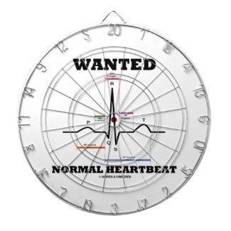 Wanted Normal Hearbeat (ECG/EKG Electrocardiogram) Dartboards