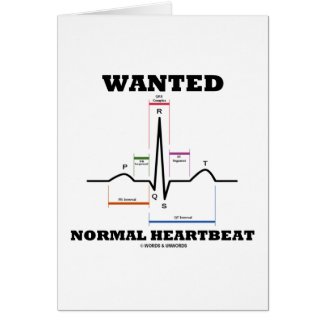Wanted Normal Heartbeat (Electrocardiogram)