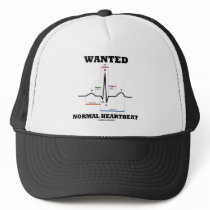 Wanted Normal Heartbeat (Electrocardiogram) Mesh Hat