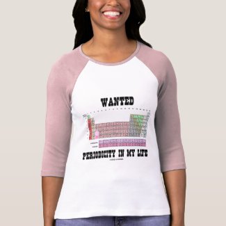 Wanted Periodicity In My Life (Periodic Table) shirt