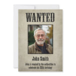 WANTED Poster - Birthday Invitation