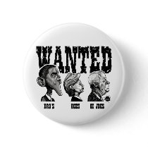 Wanted Poster Button by ScottNychay Wanted Poster Button