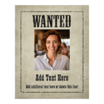 WANTED POSTER: customize this! posters by MarshEnterprises WANTED POSTER: customize this! posters