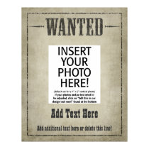 WANTED POSTER: customize this! posters