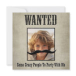 Wanted Poster Invitation
