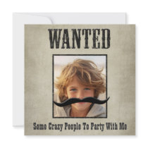 Wanted Poster Invitation