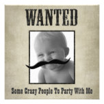 Wanted Poster Invitation