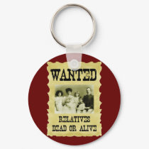 Wanted Poster keychains