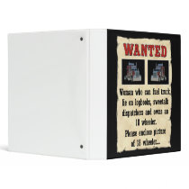 Wanted Poster Log Book Binders