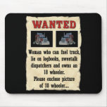 wanted poster mousepad