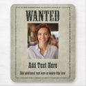 Wanted Poster Mousepad - Customize This! by MyRazzleDazzle Wanted Poster Mousepad - Customize This!