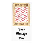 WANTED Poster Photo Frame Personalized Photo Card