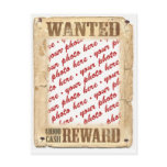 WANTED Poster Photo Frame Post Card