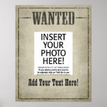 WANTED POSTER template posters