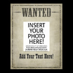 WANTED POSTER template