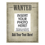 WANTED POSTER template