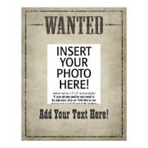 WANTED POSTER template
