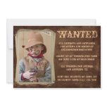 Wanted Poster Western Invitation